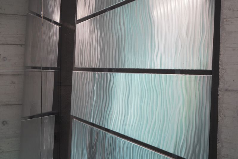 Villa Stealth – dettaglio parete inox – deltaZERO SA